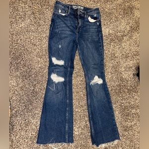 Idyllwind Distressed Flare Denim